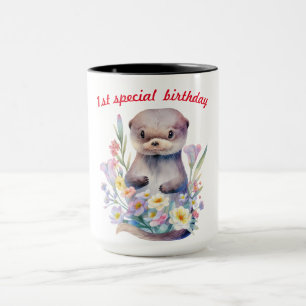 1. Geburtstagshaus Tasse