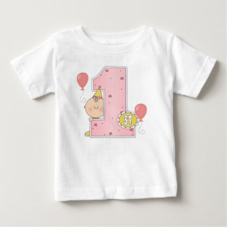 1. Geburtstagsmädchen Baby T-shirt