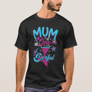 1. Geburtstagsmama von Herrn One Derful Party Matc T-Shirt