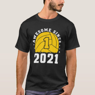 1. GeburtstagVolleyball-Spieler 1 Jahr Vintag T-Shirt