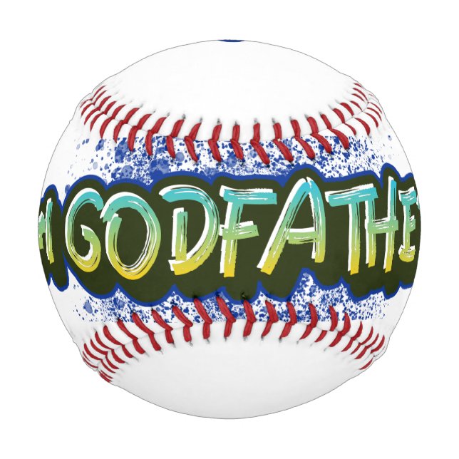 #1 GODFATHER GRAFFITI INSPIRIERT BASEBALL (Vorderseite)