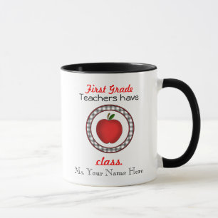1. Grad-Lehrer haben Klassenapfel-Tasse Tasse