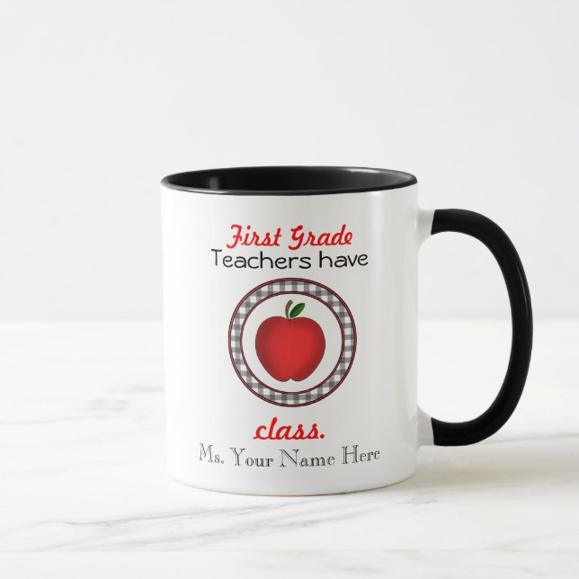 1. Grad-Lehrer haben Klassenapfel-Tasse Tasse (Rechts)