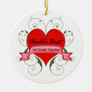 1. Grad-Lehrer Keramik Ornament