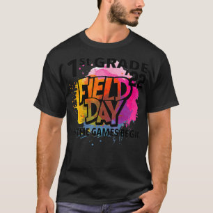 1. Grade Field Day 2022 Lass The Games Begin Kids T-Shirt