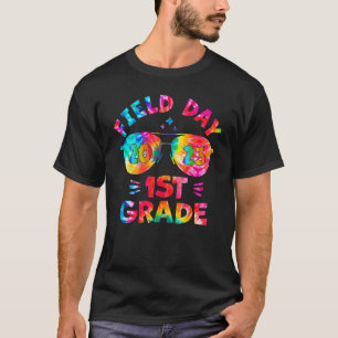1. Grade Field Day 2023 Gefärbte Krawatte Sonnenbr T-Shirt