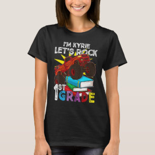 1. Grader Monster Truck Ich bin Kyrie Let's Rock F T-Shirt