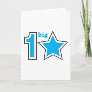 1 GRANDE CARTE DE VOEUX D'ÉTOILE