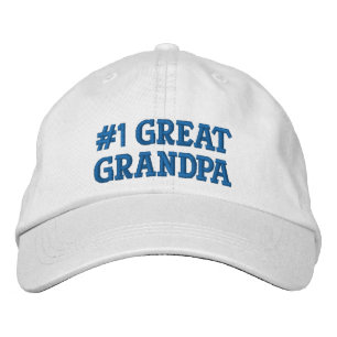 #1 Großer Opa bestickter Deckel Bestickte Baseballkappe