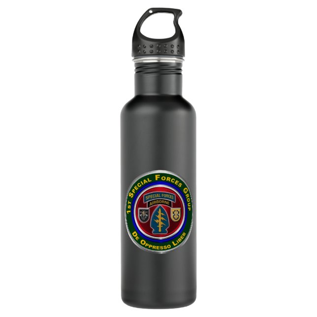 1. Gruppe "Spezialeinheiten" Edelstahlflasche (Vorderseite)