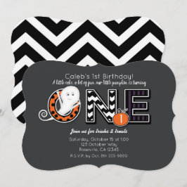 1. Halloween 1. Herbst Party Einladung