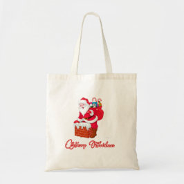 1.Ho Ho Ho Weihnachtsmann lacht fröhliche Weihnach Tragetasche