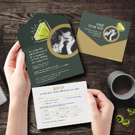 1. Hochzeitstag All In One Einladung