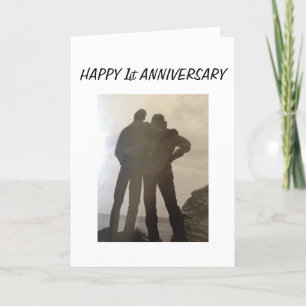 1. Hochzeitstag - ZUSAMMEN FÜR IMMER Karte
