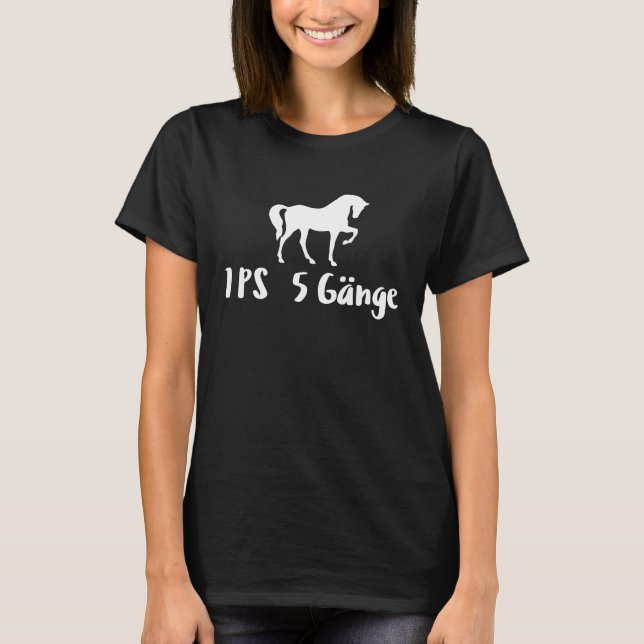 1 HP 5 speed horses T-Shirt (Vorderseite)