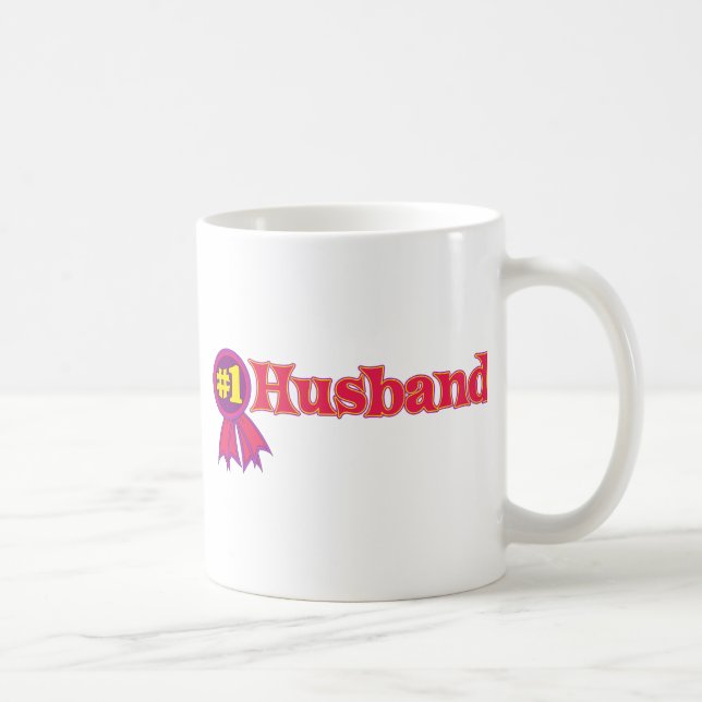 #1 Husband Kaffeetasse (Rechts)