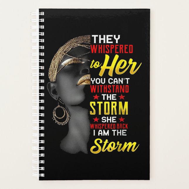 1 I Am The Strong African Queen Girls Black Histor (Devant)