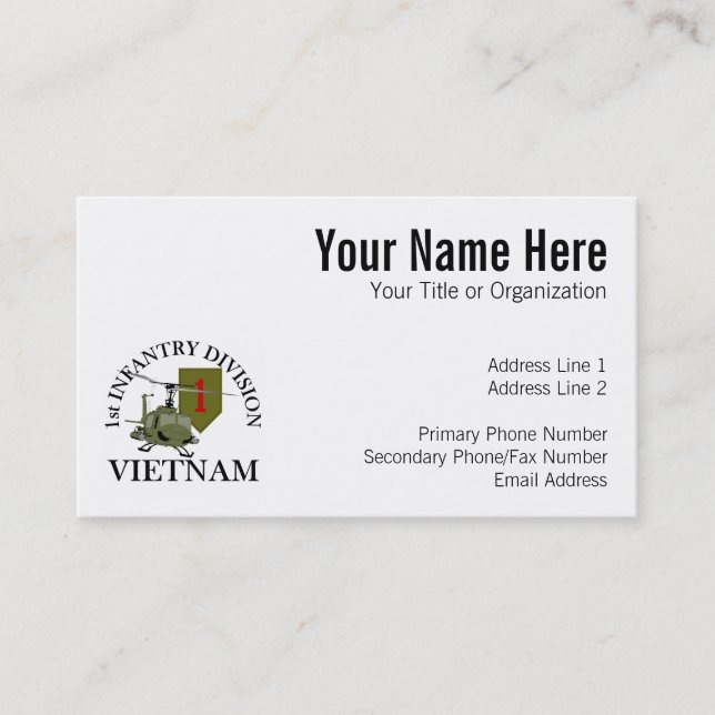 1. Identifikation Vietnam Visitenkarte (Vorderseite)