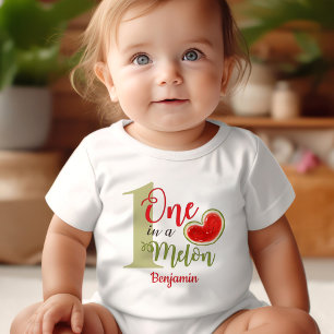 1 in einem Melon 1. Geburtstag Baby Strampler