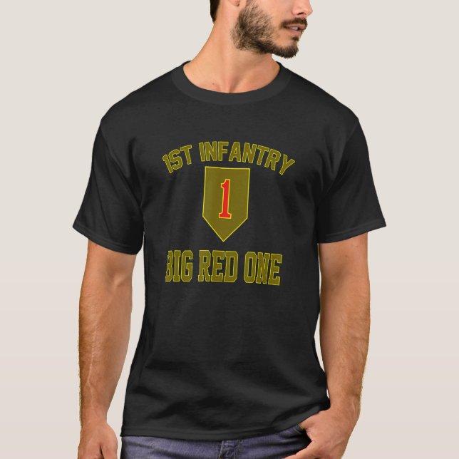 1. Infanterie Big Red One Veteran Veteran's Day Ve T-Shirt (Vorderseite)