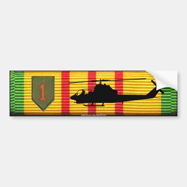 1. Infanterie Div. Autoaufkleber AH-1G Kobra-VSM (Vorne)