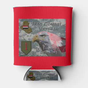 1. Infanterie Div Irak Combat Veteran Dosenkühler