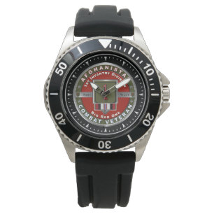 1. Infanterie-Division Afghanistan-Veteran Armbanduhr