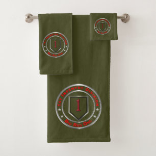1. Infanterie-Division Badhandtuch Set