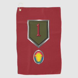 1. Infanterie-Division “Big Red One” individuelles Golfhandtuch