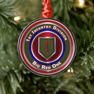 1. Infanterie-Division Keepake Ornament Aus Metall