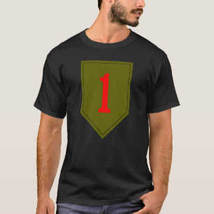 1. Infanterie-großer Logo-T - Shirt