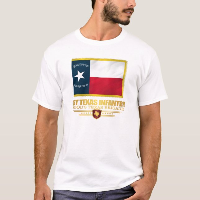 1. Infanterie Texas (v10) T-Shirt (Vorderseite)