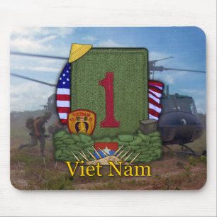 1. Infanterie vietnam vets Mousepad