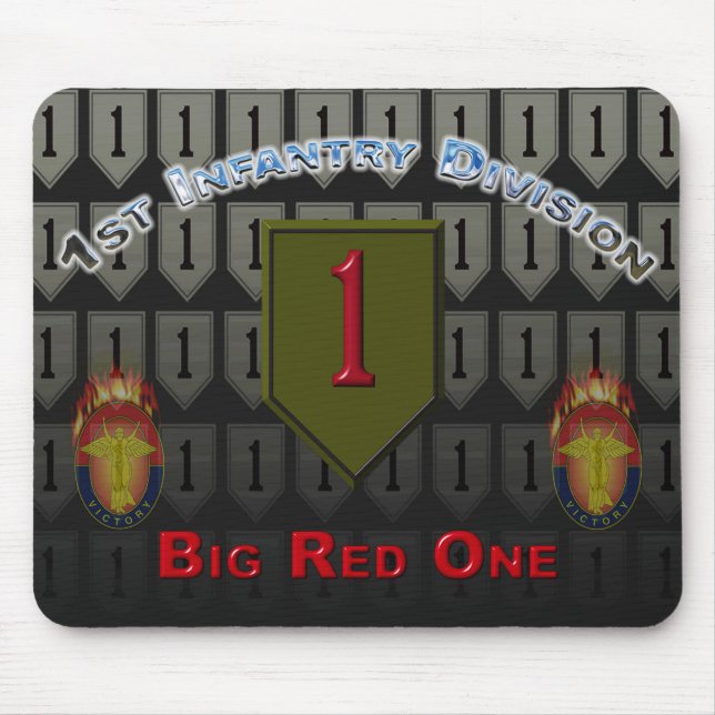 1. Infanterieabteilung "Big Red One" Mousepad (Vorne)