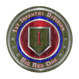1. Infanterieabteilung "Big Red One" Schneidebrett