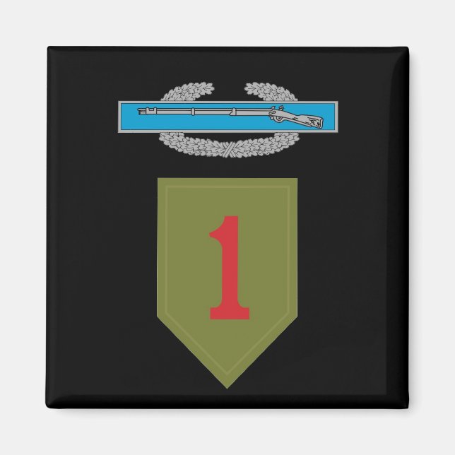 1. Infanterieabteilung CIB Magnet (Vorne)
