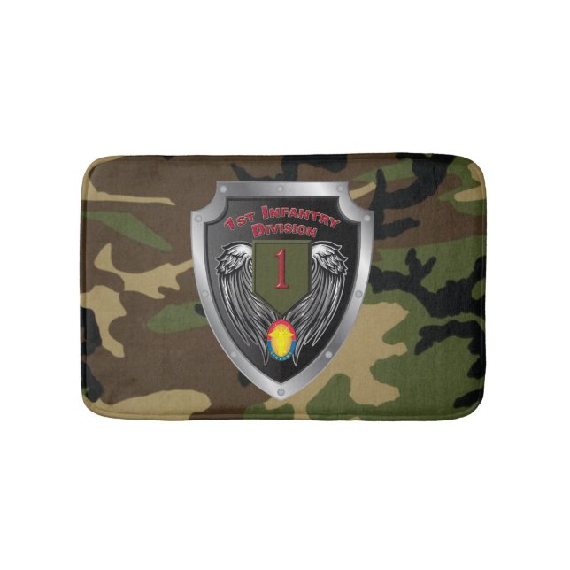 1. Infanteriediv "Big Red One" Veteran Badematte (Vorderseite)