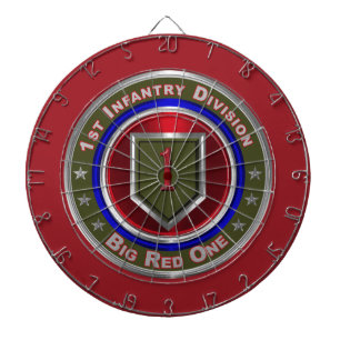 1. Infanteriedivision “Big Red One” Dartscheibe