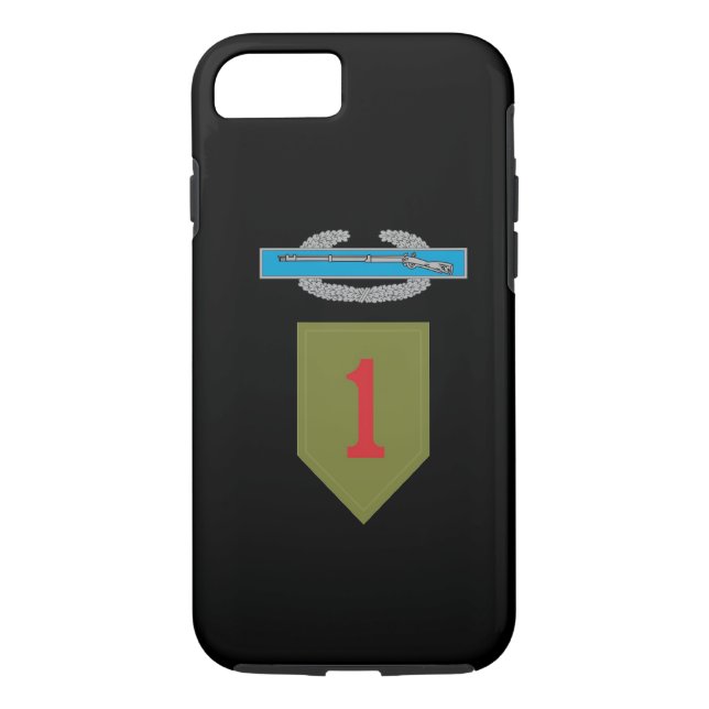 1. Infanteriedivision CIB Case-Mate iPhone Hülle (Rückseite)