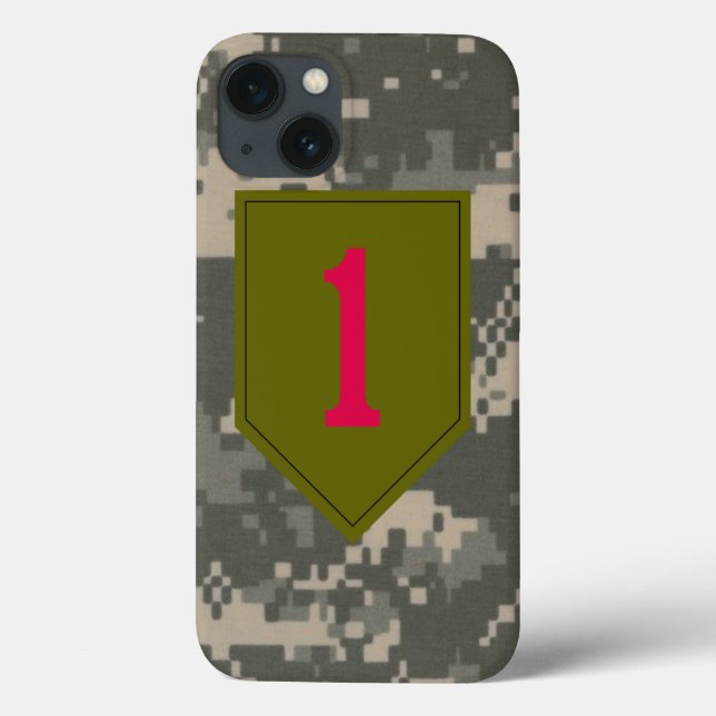 1. Infanteriedivision "das große Rot eins" Digital Case-Mate iPhone Hülle (Rückseite)