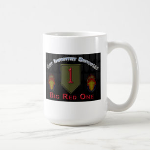 1. Infanteriedivision - das große Rot eins Kaffeetasse