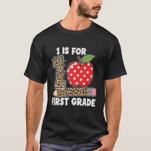 1. ist für die erste Klasse am ersten Schultag Leh T-Shirt