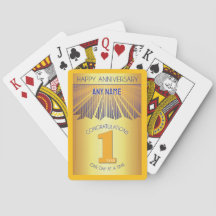 1 Jahr | Golden Ray 12-Schritte CUSTOM NAME
