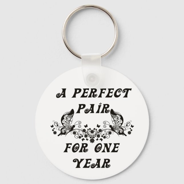 1 Jahr Schlüsselanhänger (Vorderseite)