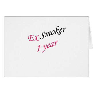 1-jähriger Exraucher