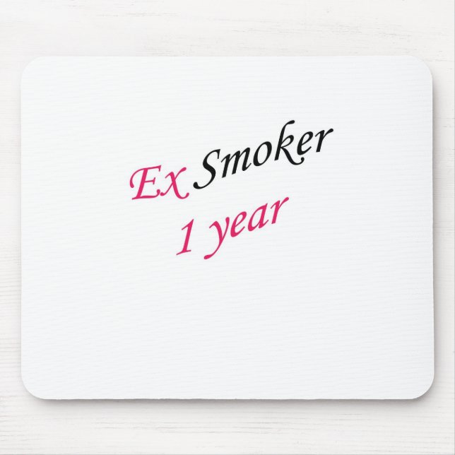 1-jähriger Exraucher Mousepad (Vorne)