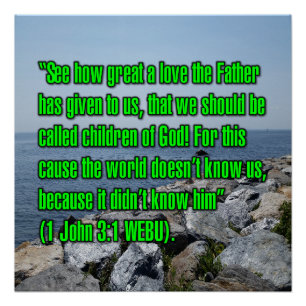 1 Johannes 3:1 WEBU Poster