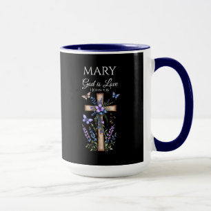 1 Johannes 4:16 Gott ist Liebe – Personalisiert Ch Tasse