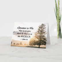 1 Johannes 4:4 Großer ist Er, der in dir ist
