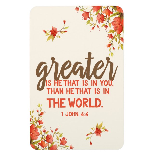 1 Johannes 4:4 Großer ist Er, der in eurer Schrift Magnet (Vertikal)